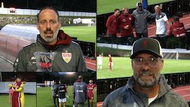 Pellegrino Matarazzo und Jürgen Klopp nach dem Testspiel
