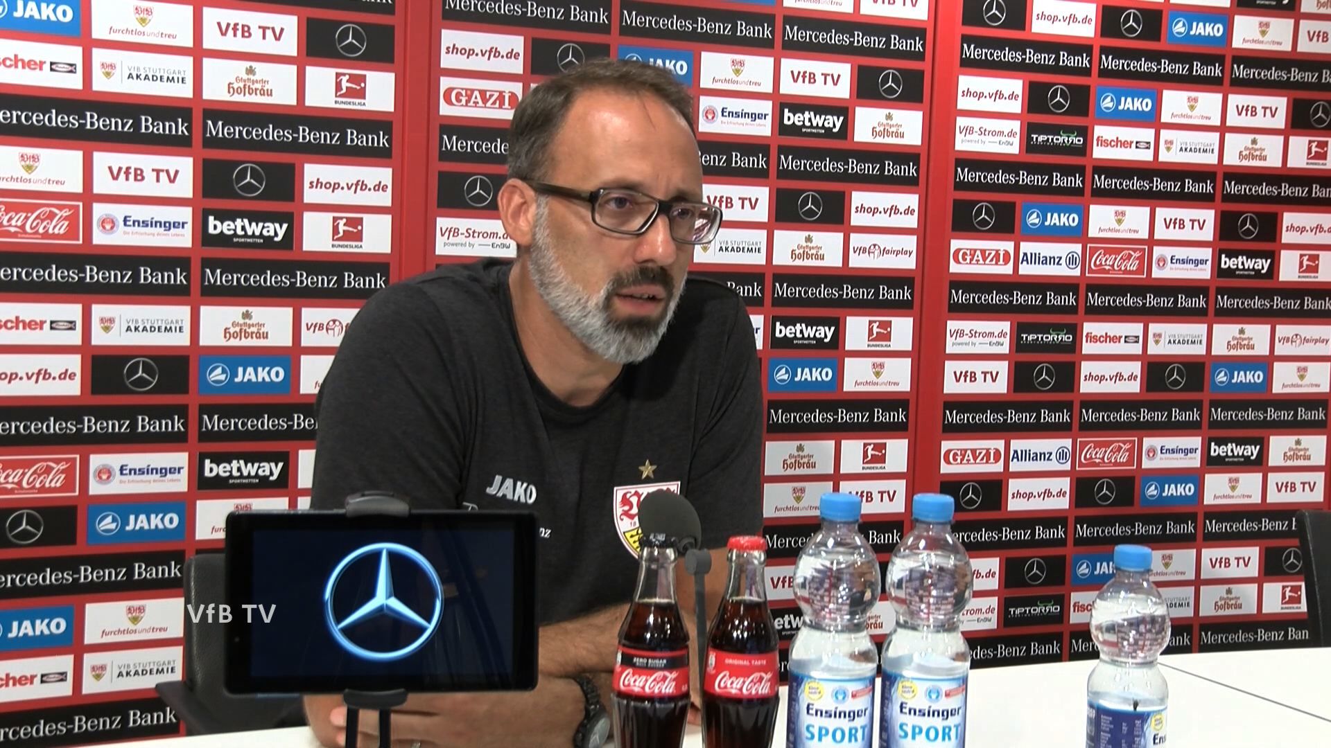 Die Video-Pressekonferenz vor dem Spiel beim 1. FSV Mainz 05