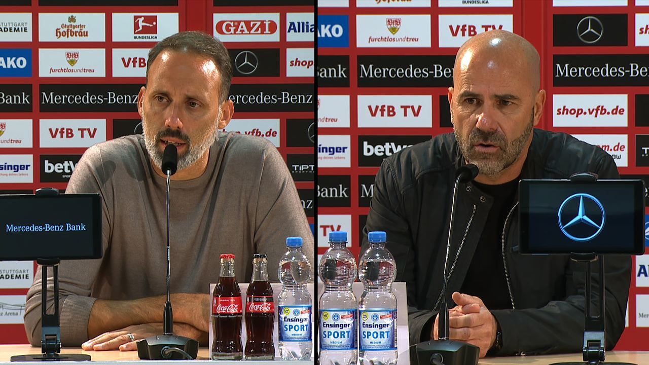 Pressekonferenzen: VfB Stuttgart - Bayer Leverkusen