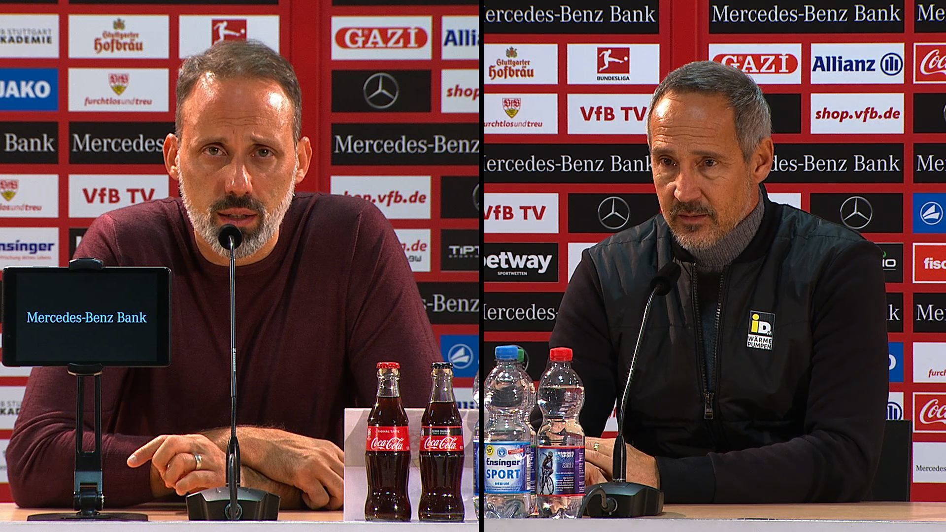 Pressekonferenzen: VfB Stuttgart - Eintracht Frankfurt