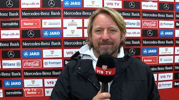 Sven Mislintat nach dem Spiel gegen Frankfurt