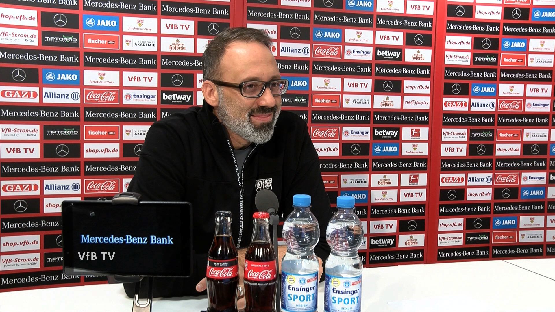 Die virtuelle Presserunde vor dem Spiel bei Borussia Dortmund
