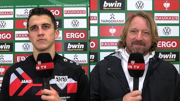 Die Interviews nach dem DFB-Pokalspiel gegen Freiburg
