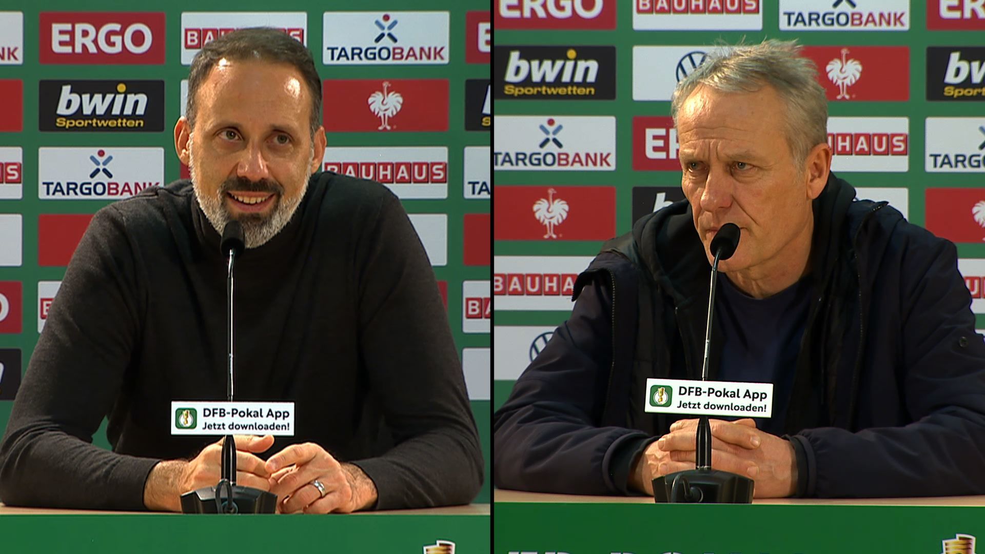 Pressekonferenzen: VfB Stuttgart - SC Freiburg