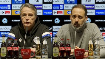 Pressekonferenzen: Arminia Bielefeld - VfB Stuttgart