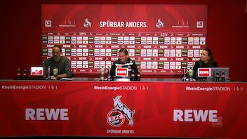 Pressekonferenz: 1. FC Köln - VfB Stuttgart