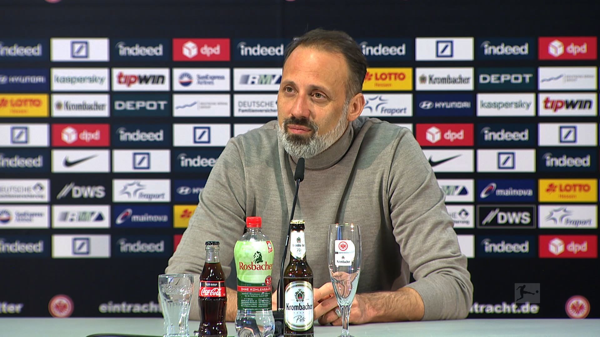 Pressekonferenz: Eintracht Frankfurt - VfB Stuttgart