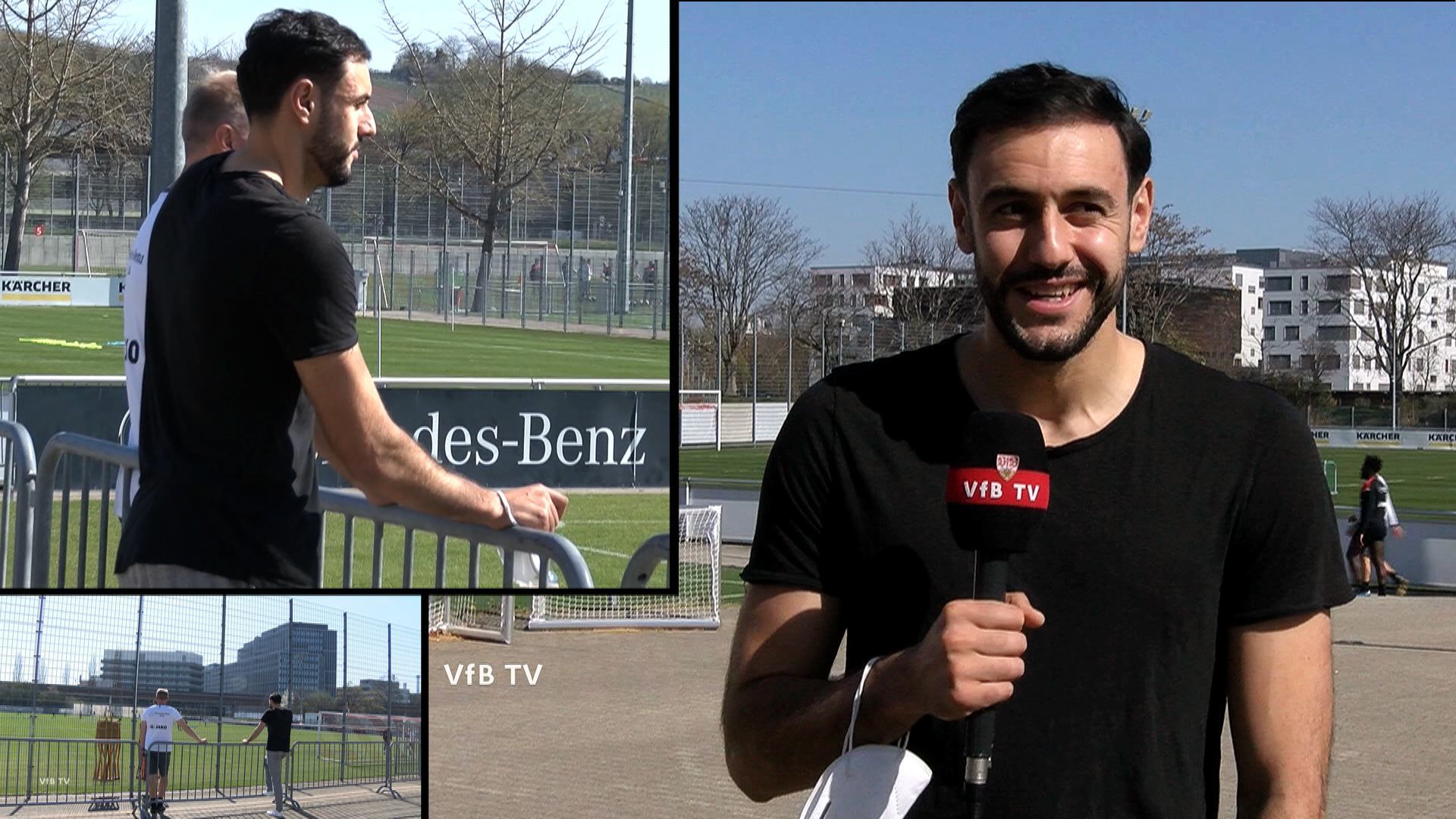VfB Trainings-Zaungast: Hamadi Al Ghaddioui