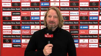Sven Mislintat nach dem Duell VfB gegen BVB