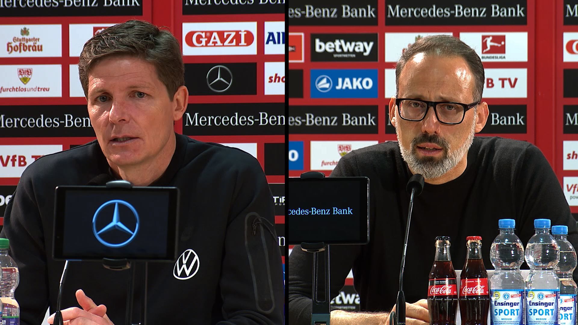 Pressekonferenzen: VfB Stuttgart - VfL Wolfsburg
