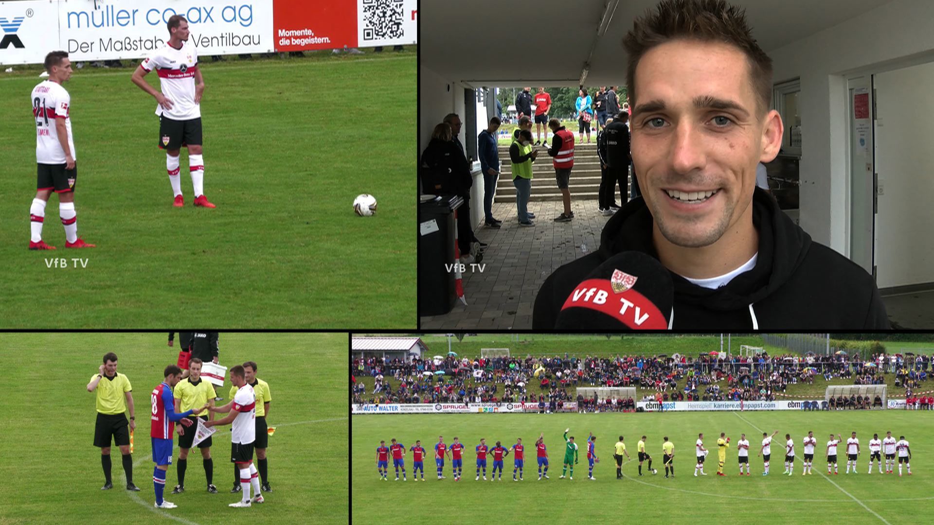 Philipp Klement nach dem Testspiel gegen den FSV Hollenbach
