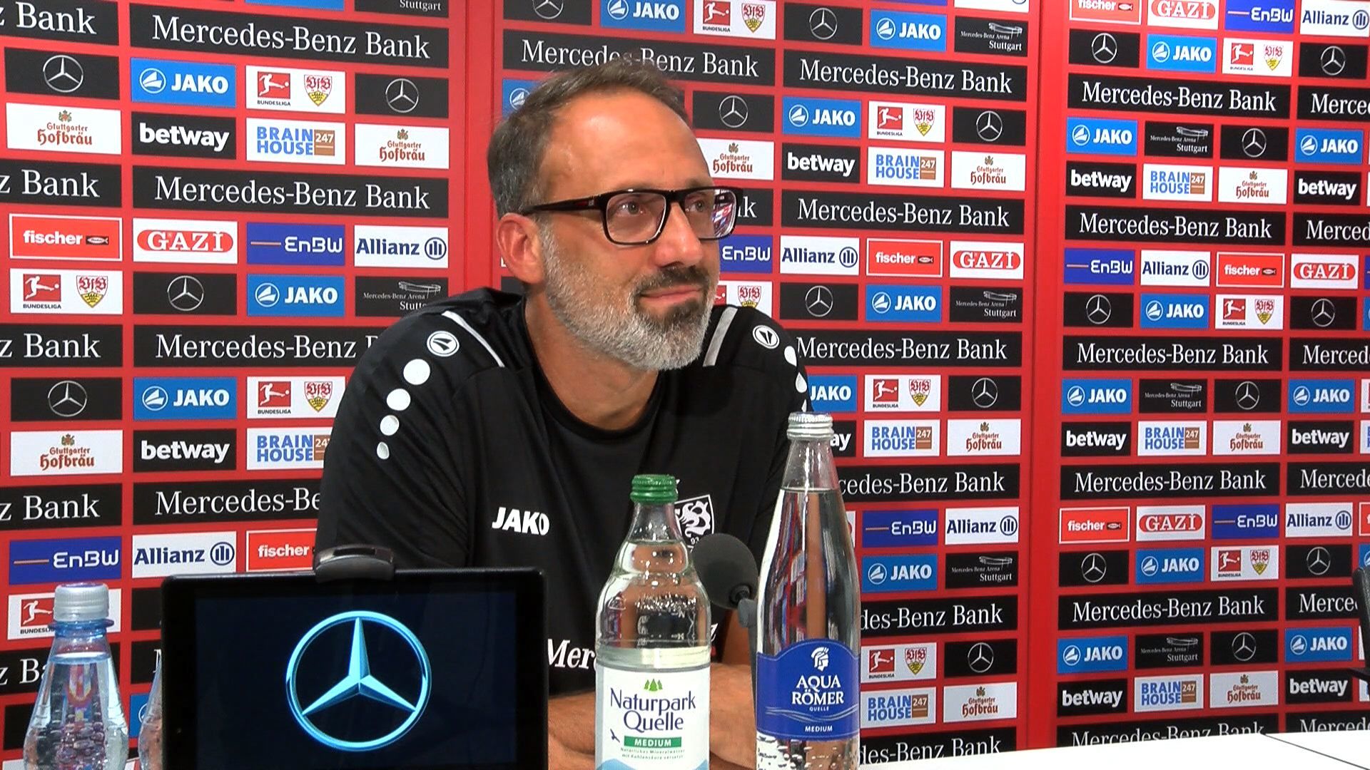 Die VfB-Pressekonferenz vor dem Spiel in Leipzig