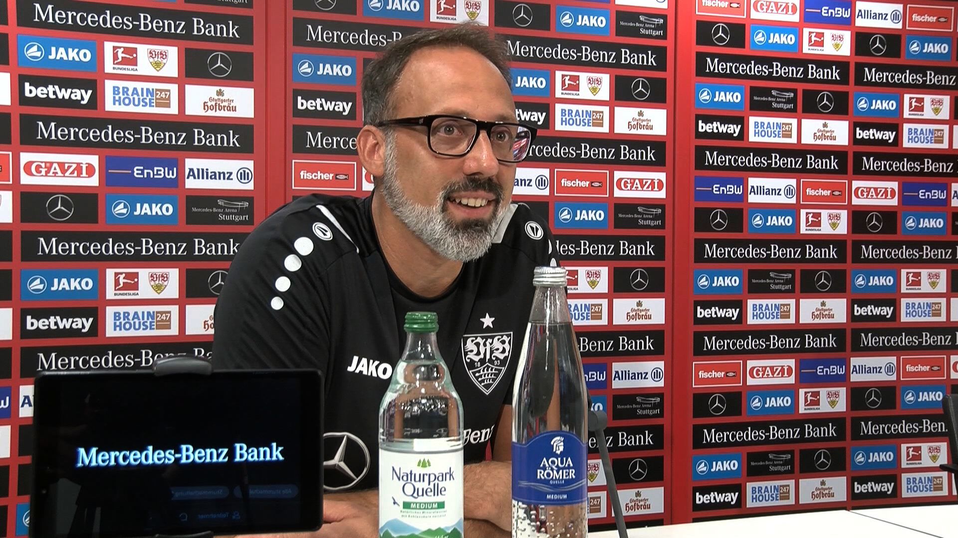 Die PK vor dem Heimspiel gegen Bayer Leverkusen