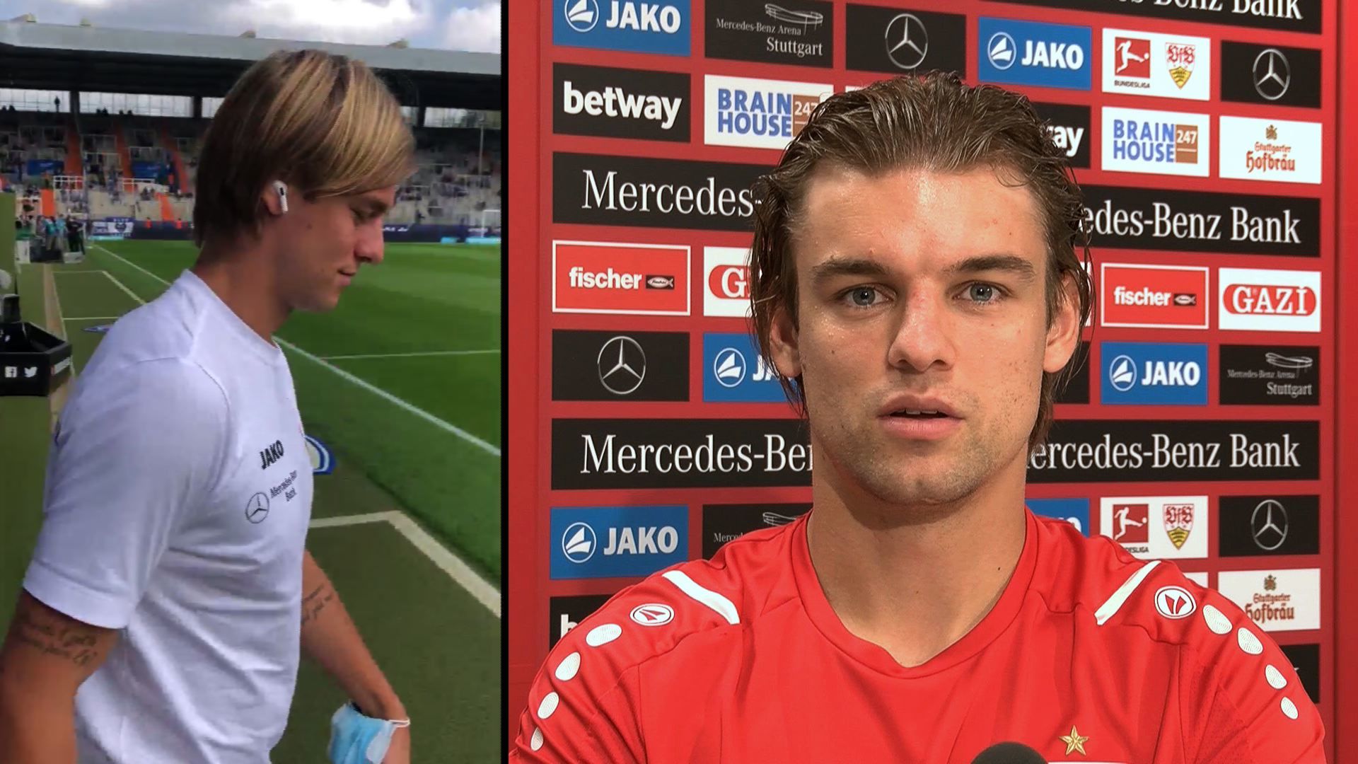 Borna Sosa vor dem Heimspiel gegen die TSG Hoffenheim