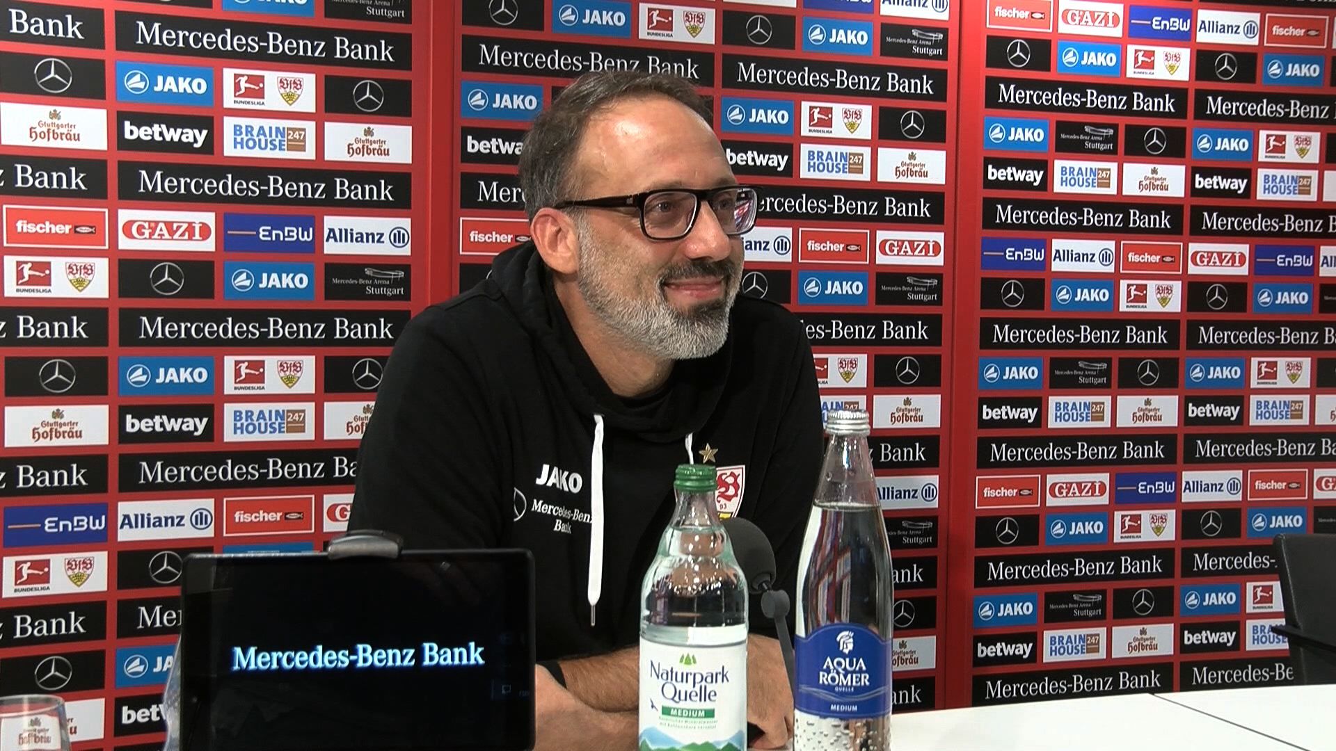 Die Presserunde vor dem Heimspiel gegen Arminia Bielefeld