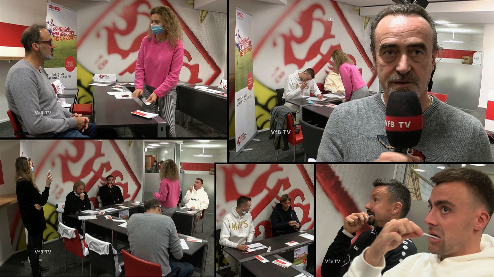 VfBfairplay im Doppelpass mit der DKMS