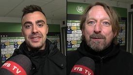 Die Interviews nach dem Spiel beim VfL Wolfsburg