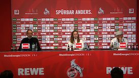 Pressekonferenz: 1. FC Köln - VfB Stuttgart