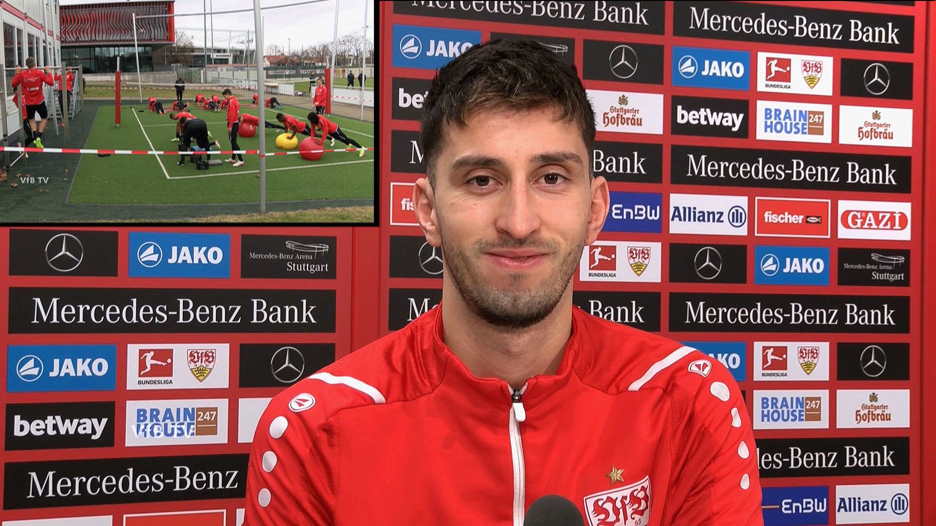 Atakan Karazor vor dem Rückrundenauftakt