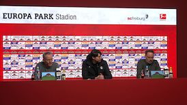 Pressekonferenz: SC Freiburg - VfB Stuttgart