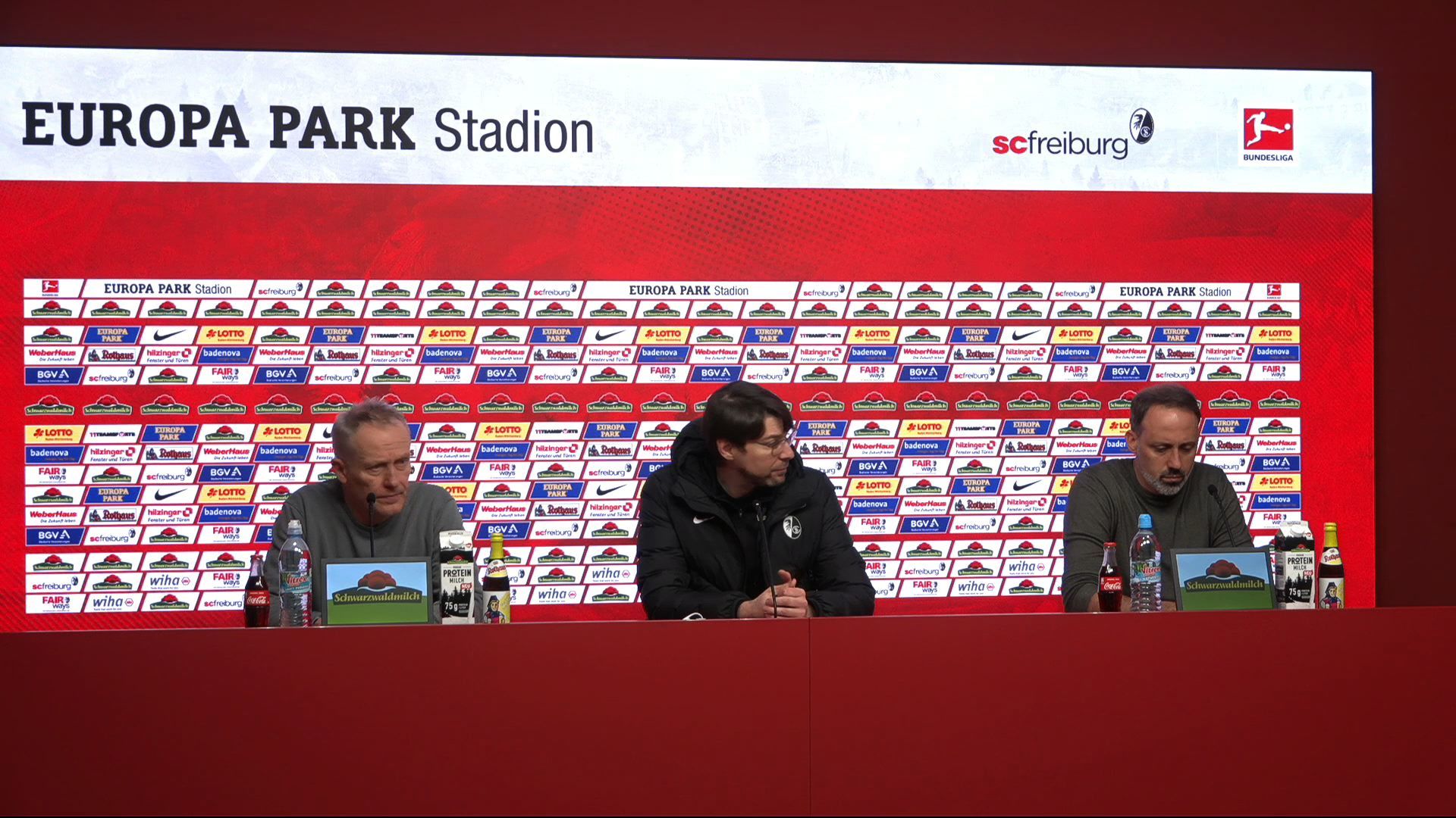 Pressekonferenz: SC Freiburg - VfB Stuttgart