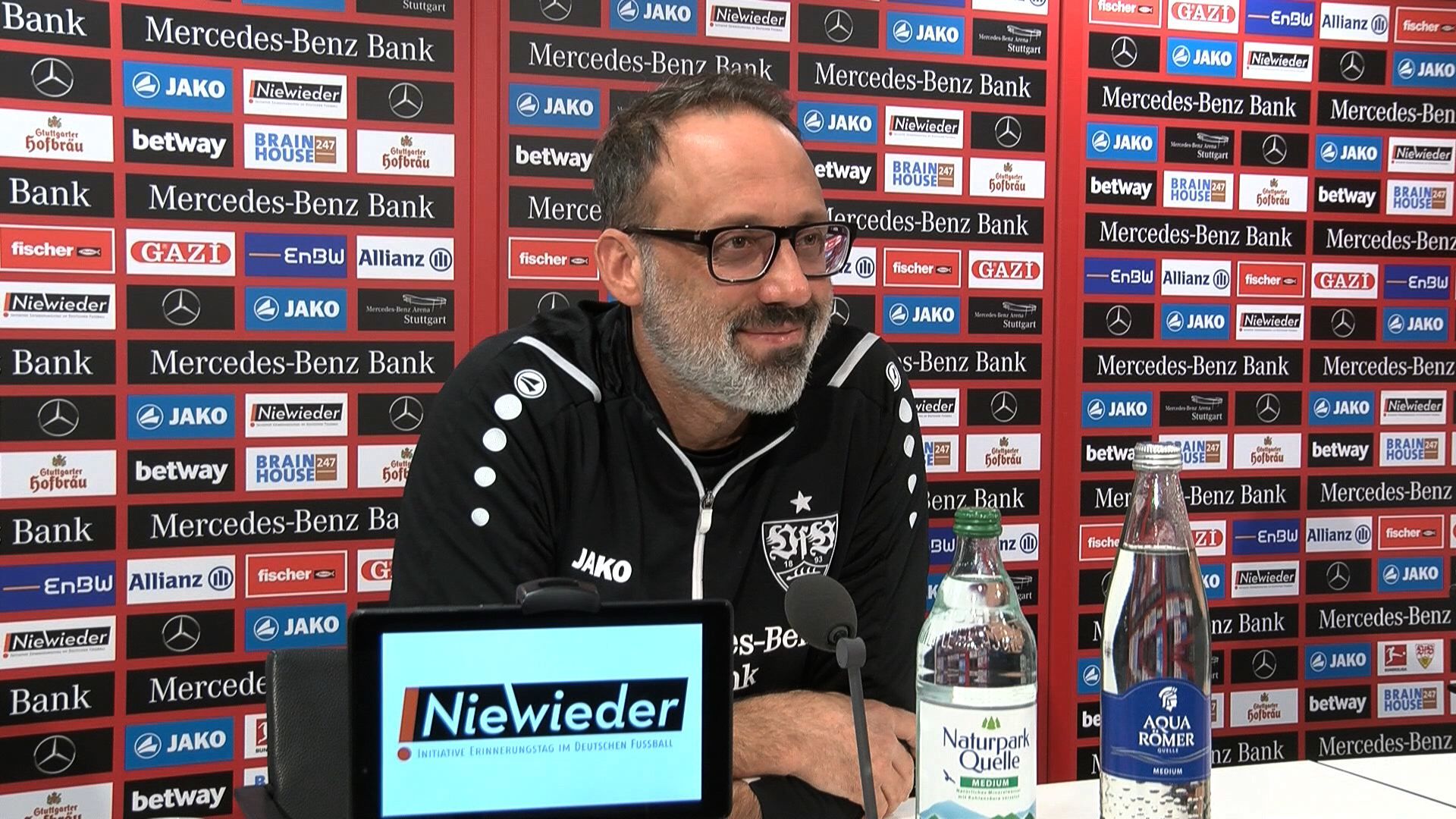 Die VfB-PK vor dem Heimspiel gegen Eintracht Frankfurt