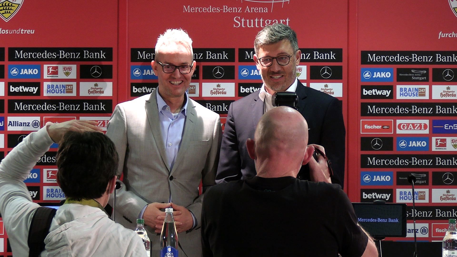 Die offizielle Vorstellung des VfB-Vorstandsvorsitzenden Alexander Wehrle