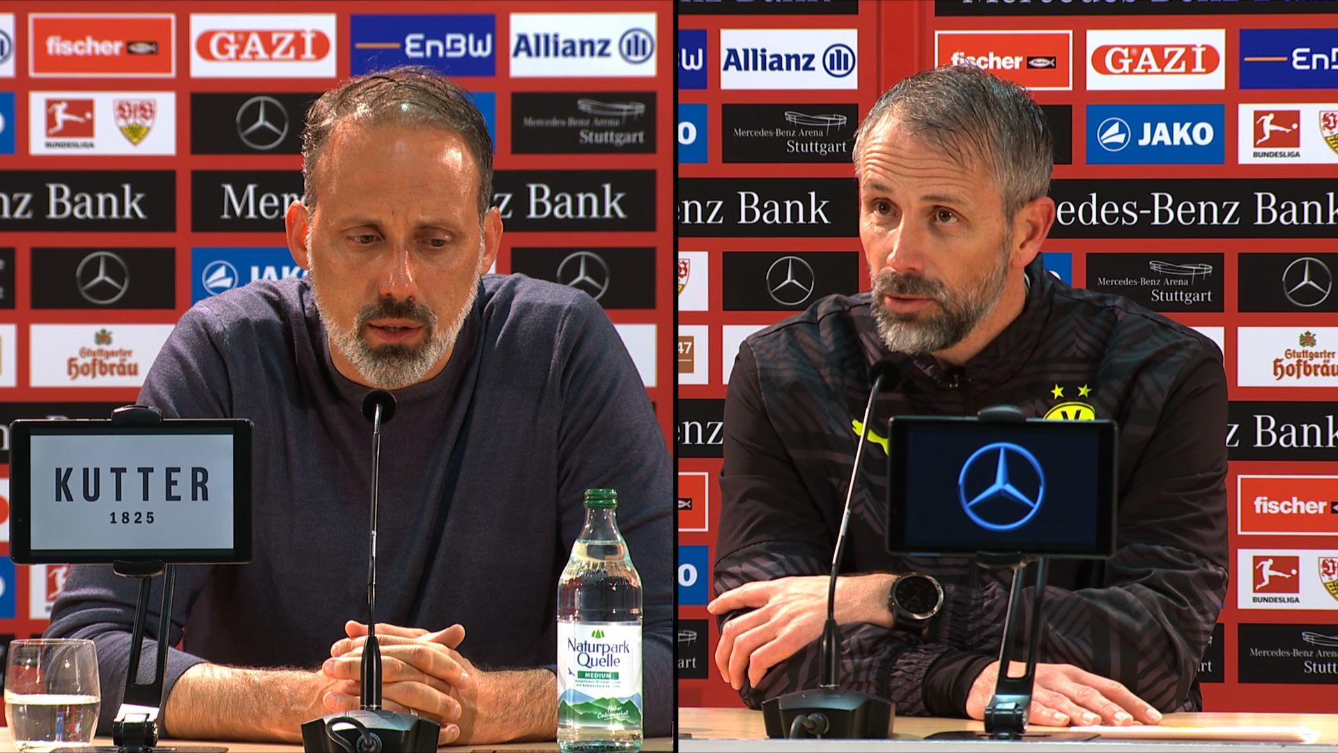 Pressekonferenzen: VfB Stuttgart - Borussia Dortmund