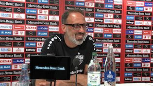 Die Presserunde vor dem Spiel bei Hertha BSC Berlin