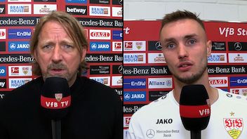 Die Interviews nach dem Heimspiel gegen den VfL Wolfsburg