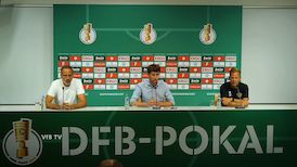 Pressekonferenz: Dynamo Dresden - VfB Stuttgart
