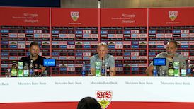 Pressekonferenz: VfB Stuttgart vs. RB Leipzig