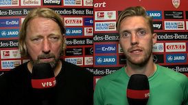 Die Interviews nach dem Heimspiel gegen RB Leipzig