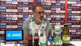 Die Pressekonferenz vor dem Spiel beim 1. FC Köln