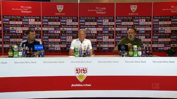 Pressekonferenz: VfB Stuttgart - FC Schalke 04