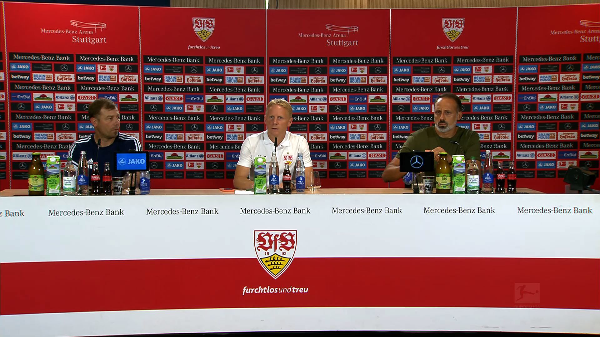 Pressekonferenz: VfB Stuttgart - FC Schalke 04