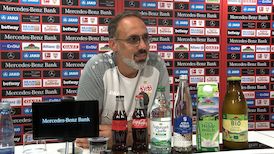 Die VfB-PK vor dem Spiel beim FC Bayern München