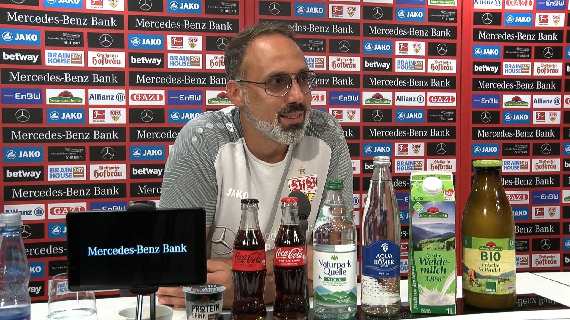 Die VfB-PK vor dem Spiel beim FC Bayern München