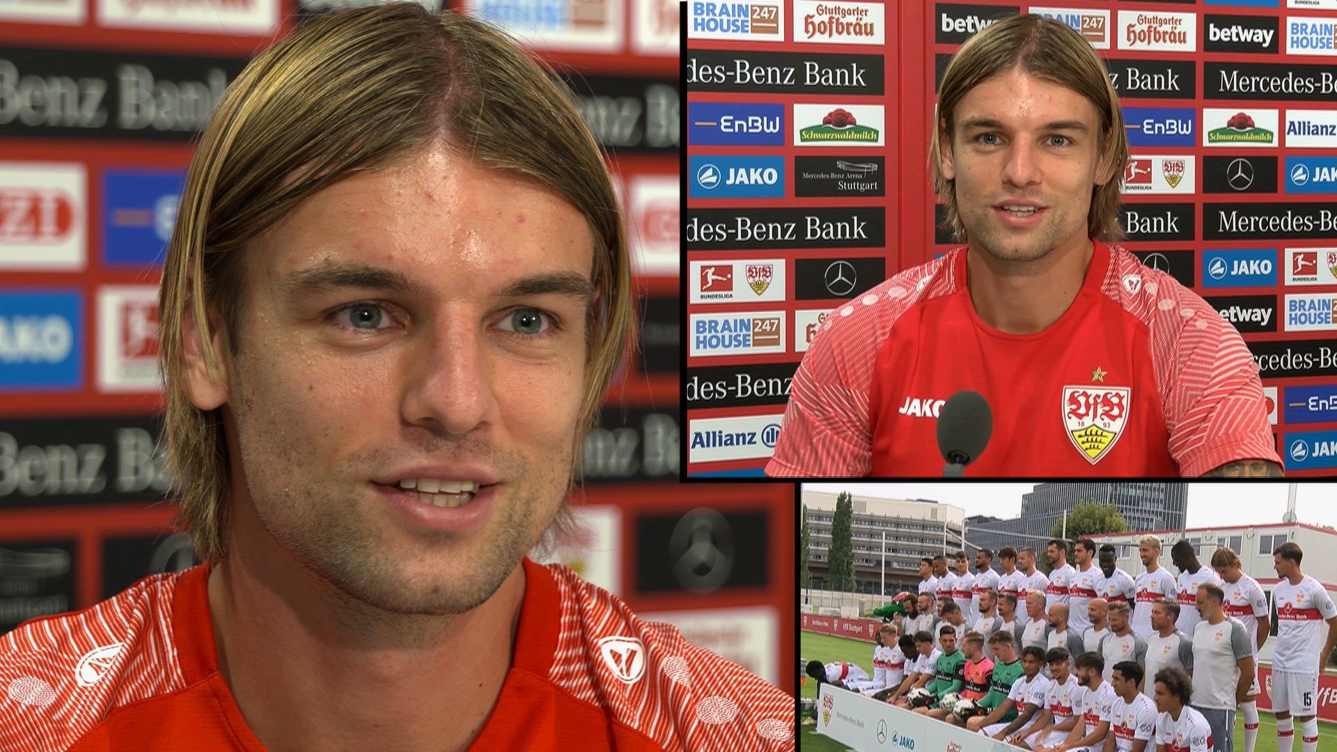 Zum Start in die Trainingswoche: Borna Sosa