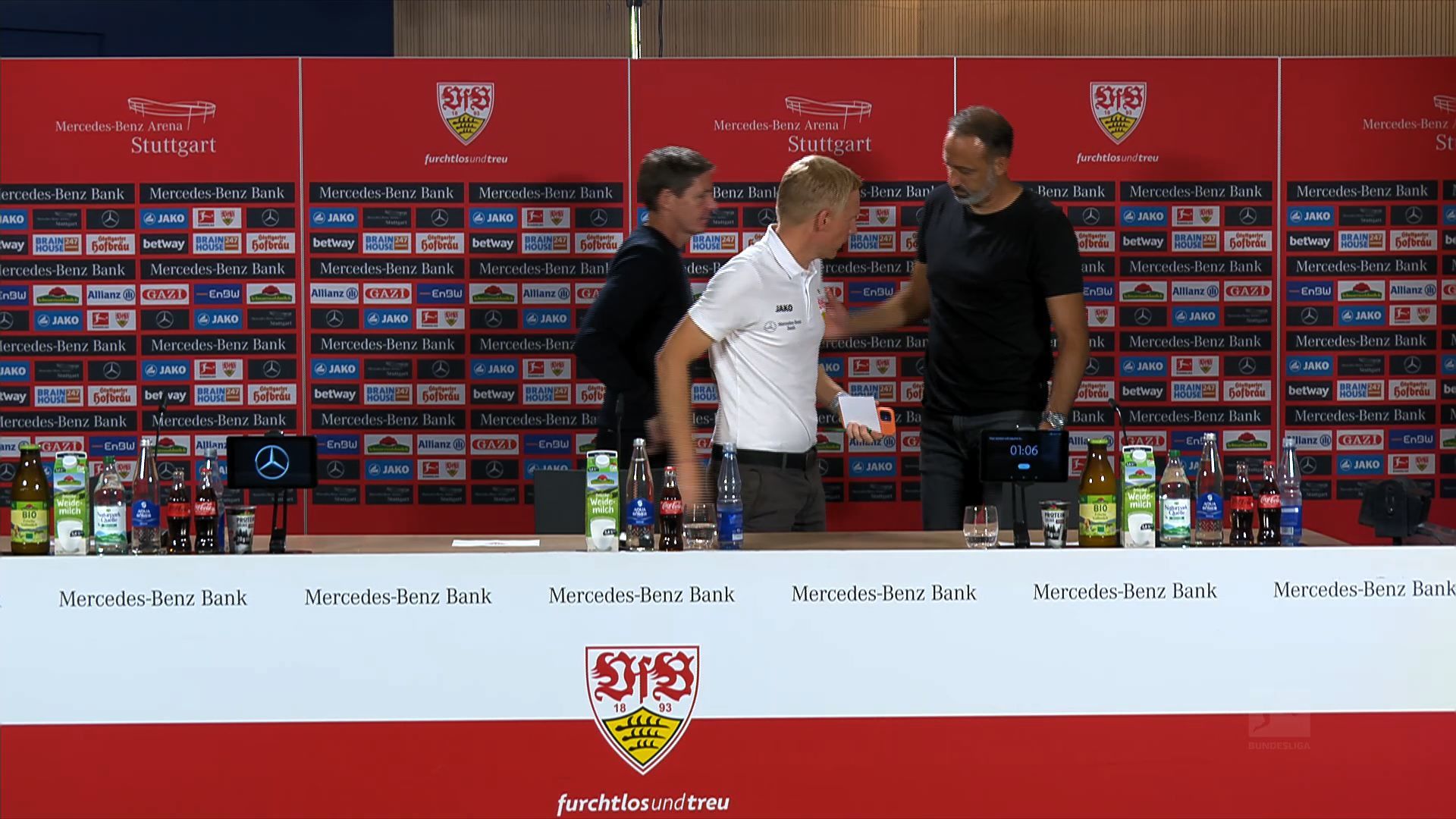 Pressekonferenz: VfB Stuttgart - Eintracht Frankfurt