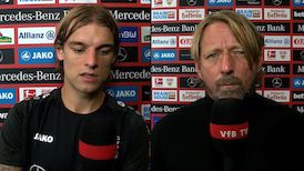 Die Interviews nach dem Heimspiel gegen Eintracht Frankfurt