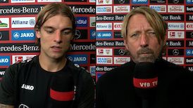 Die Interviews nach dem Heimspiel gegen Eintracht Frankfurt