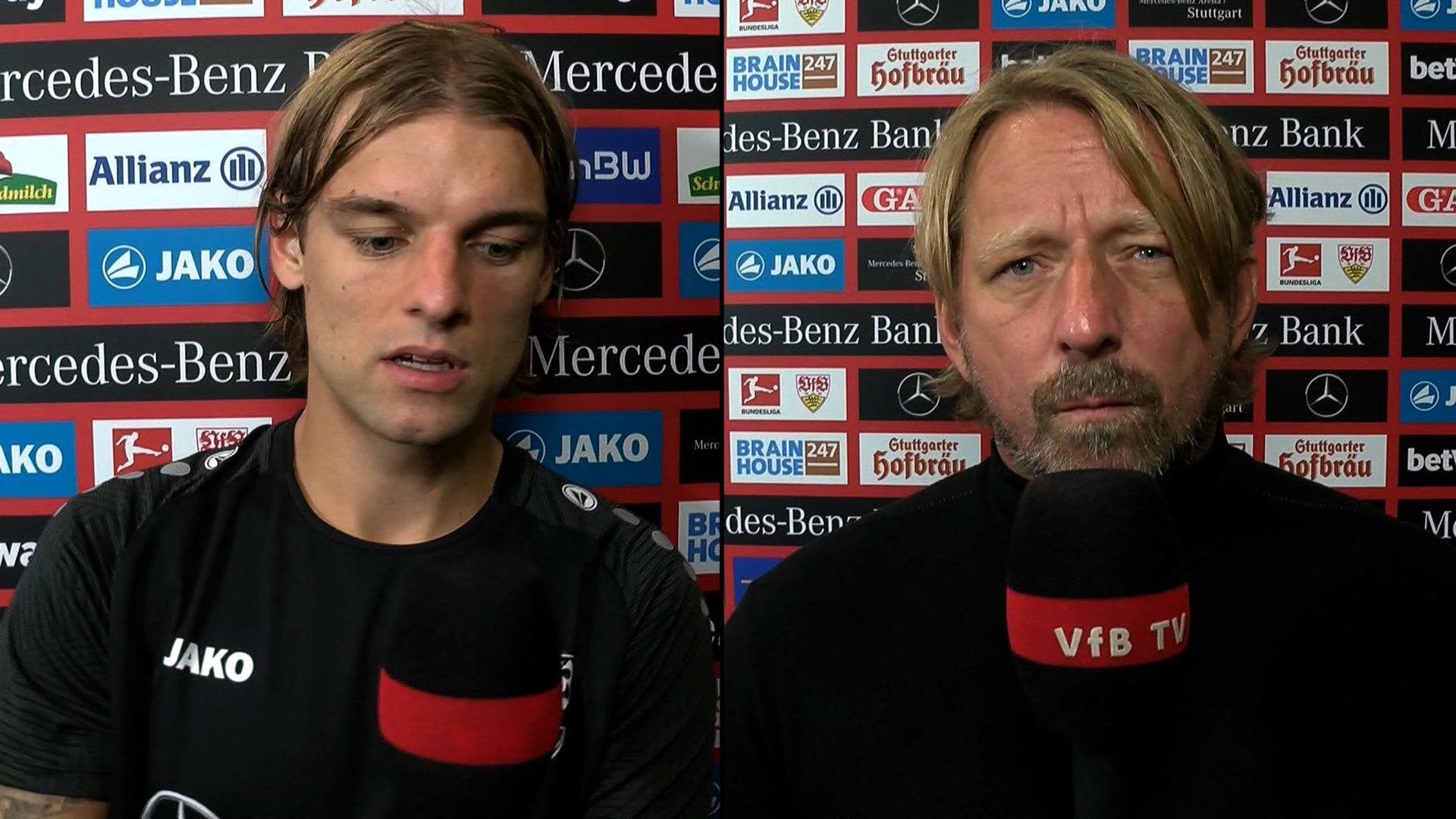 Die Interviews nach dem Heimspiel gegen Eintracht Frankfurt