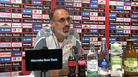 Die Pressekonferenz vor dem Auswärtsspiel in Wolfsburg