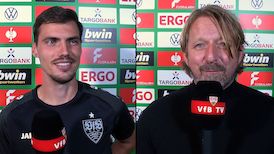 Die Interviews nach dem Pokalmatch gegen Arminia Bielefeld
