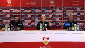 Pressekonferenz: VfB Stuttgart - Hertha BSC Berlin