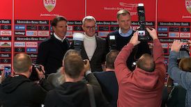 Die PK mit Alexander Wehrle, Fabian Wohlgemuth und Bruno Labbadia