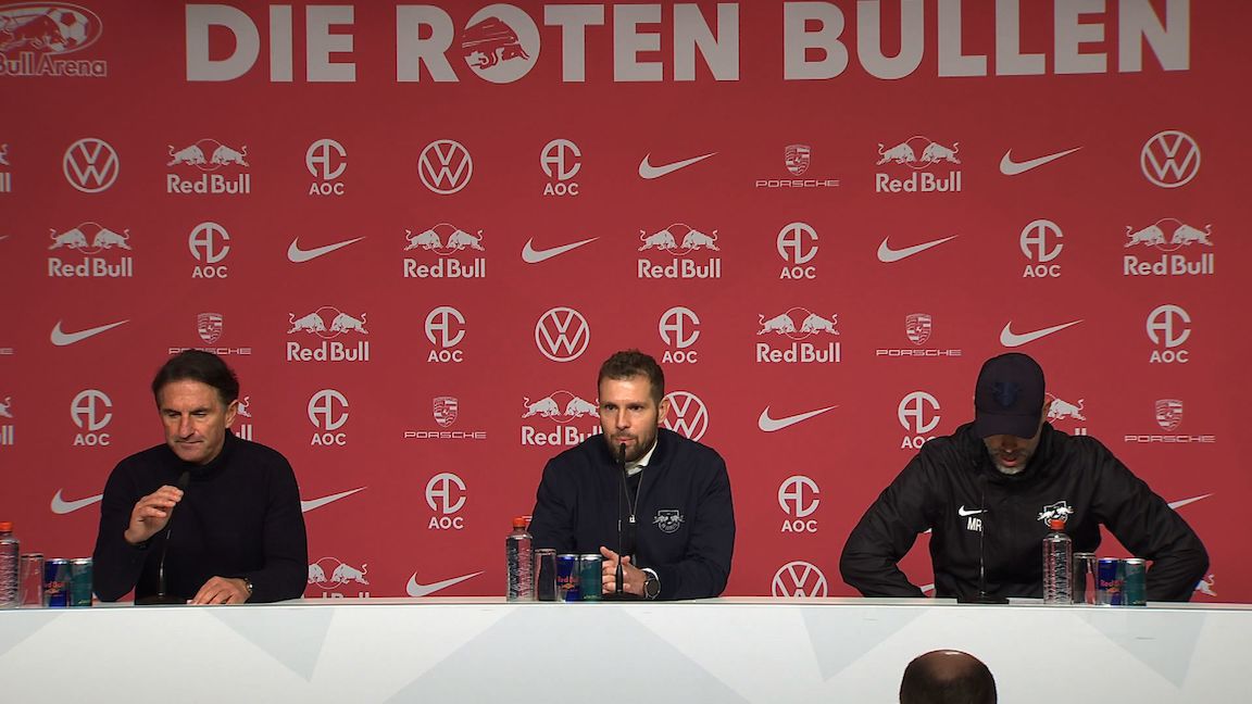 Pressekonferenz: RB Leipzig - VfB Stuttgart