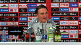 Die Pressekonferenz vor dem Spiel beim SC Freiburg