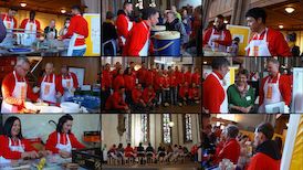 Der VfBfairplay-Aktionstag in der Stuttgarter Vesperkirche